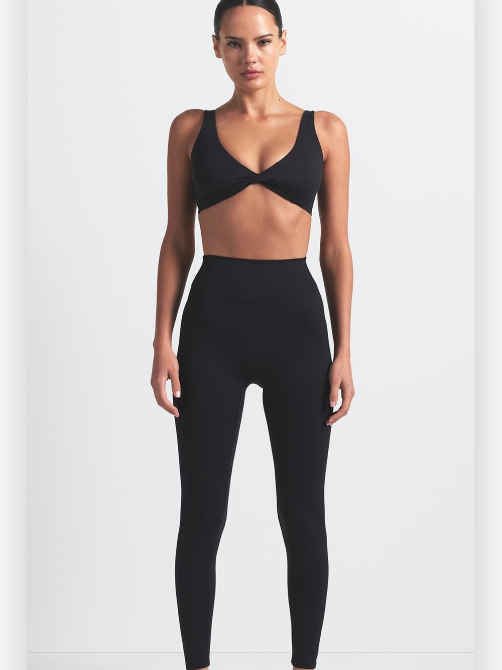 SKIMS x Nike limited release collab leggings in obsidian 26”
